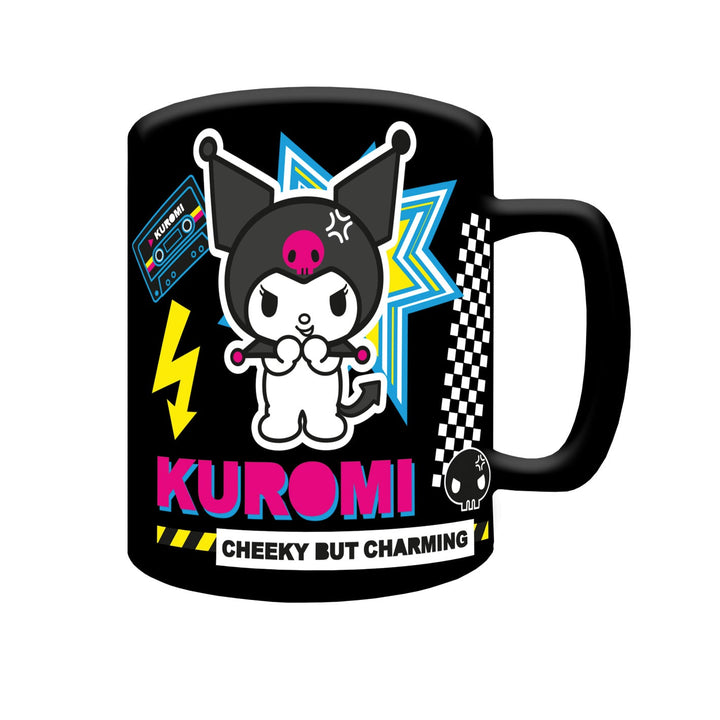 Kuromi Cheeky Punky 450ml Fuzzy Mug