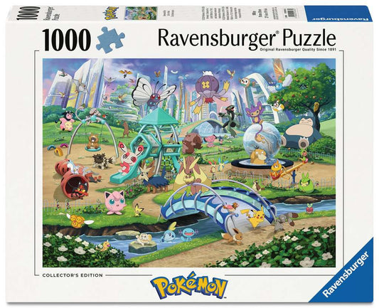 Pokemon Collectors Eevee & Park 1000 Piece Jigsaw Puzzle