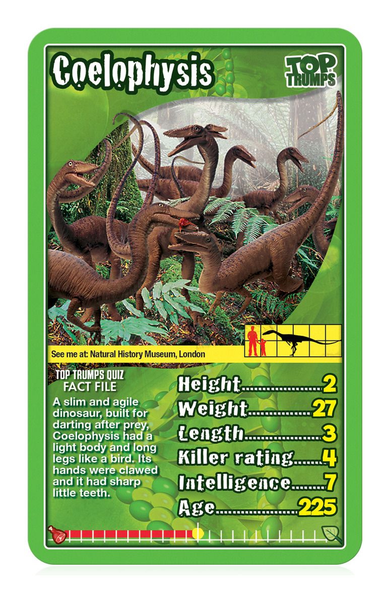 Dinosaurs Top Trumps Card Game - Image