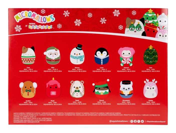 Squishmallows - Micromallows 12 Piece Advent Calendar - Image