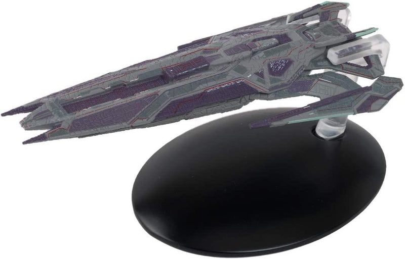 Jem'Hadar Vanguard Carrier Model Diecast Ship STO (Eaglemoss / Star Trek), side angle