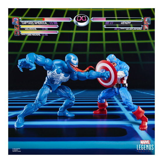 Marvel Legends Series Gamerverse Captain America vs Venom