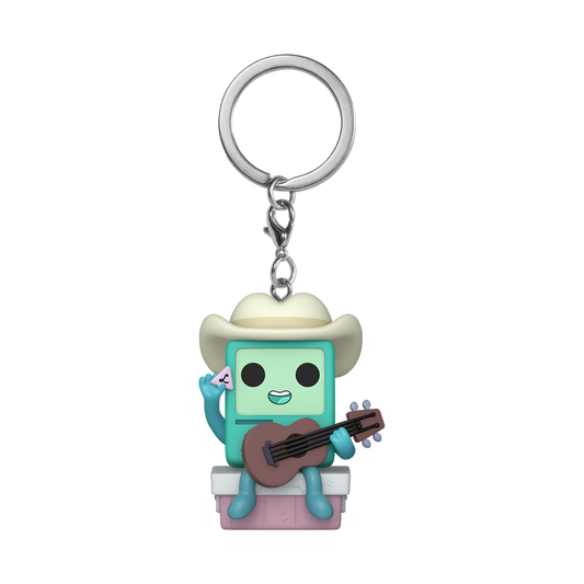 Pop Keychain Adventure Time Cowboy Bmo With Guitar
