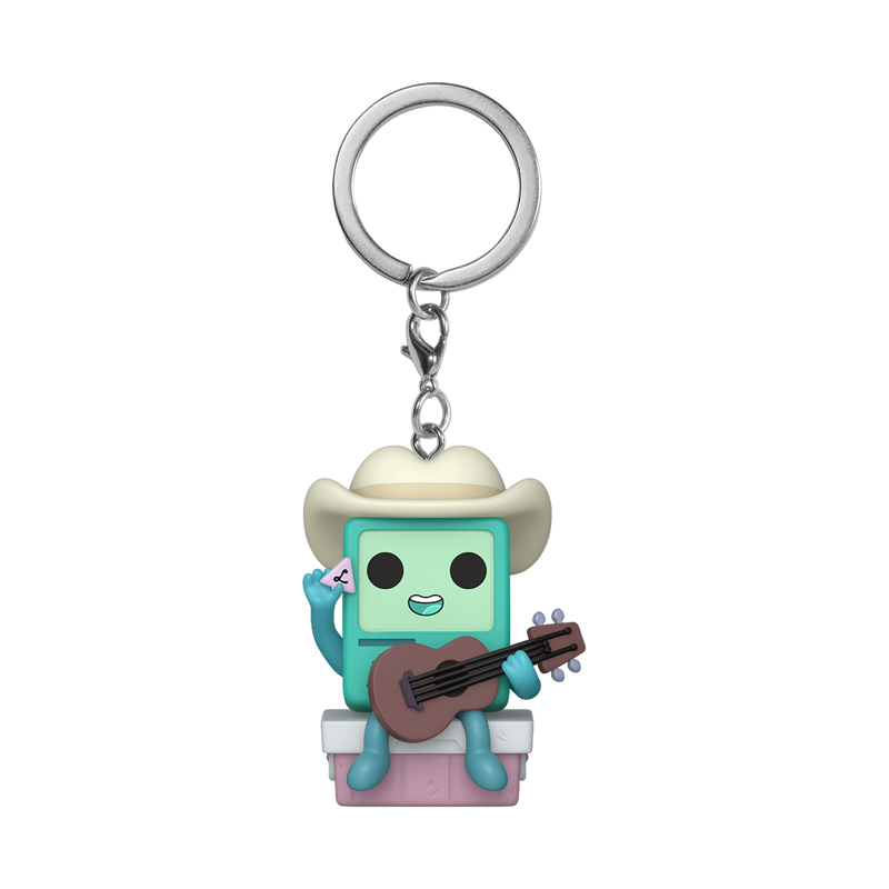 Pop Keychain Adventure Time Cowboy Bmo With Guitar