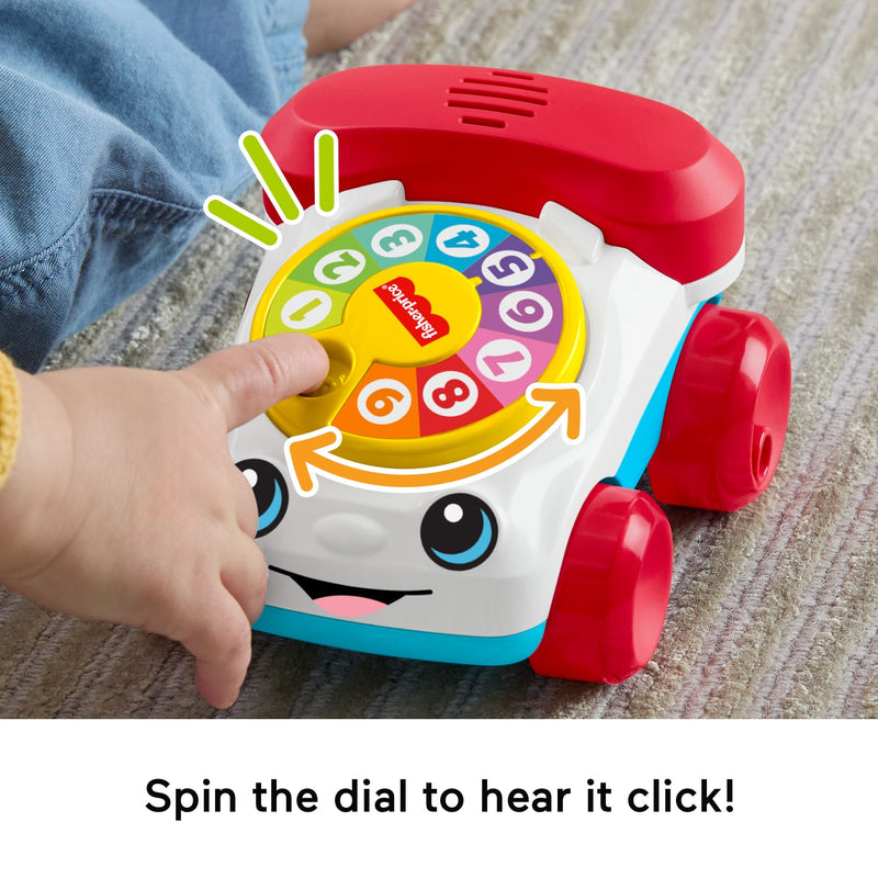 Fisher-Price Chatter Telephone Vehicle Push-Along Toy - Image