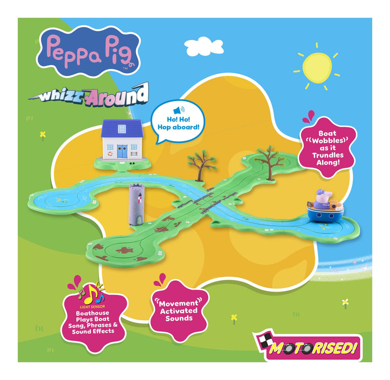 Peppa Pig Whizz Around Bobbing Along Boat Set - Image