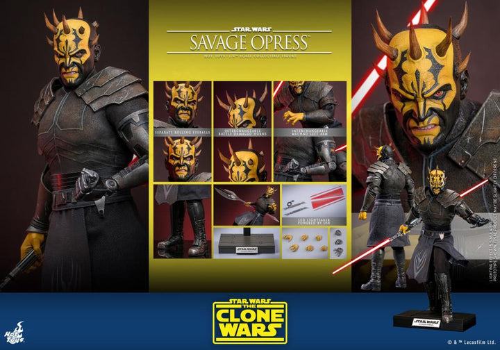 Hot Toys Star Wars The Clone Wars Savage Opress 1/6th Scale Figure