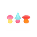 Set of 3 Mushroom Shaped Candles