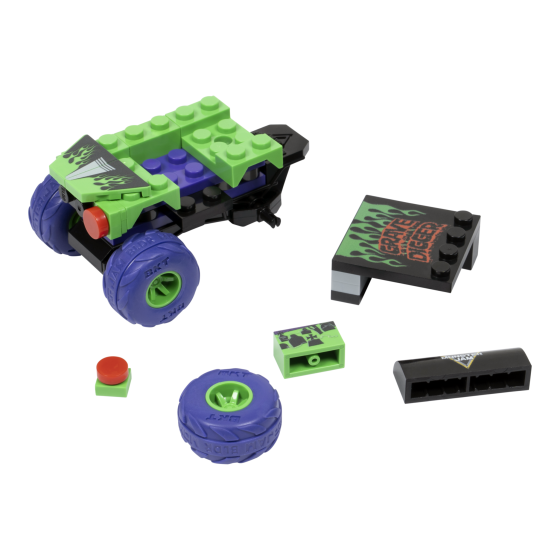 BLDR - Monster Jam Building Set 3in Truck