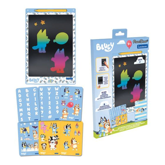 Bluey 11" Multicolour E-ink Tablet With Stencils