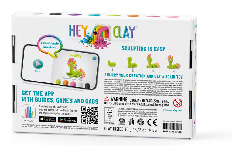 Hey Clay Unicorns 6 Can Set - Image