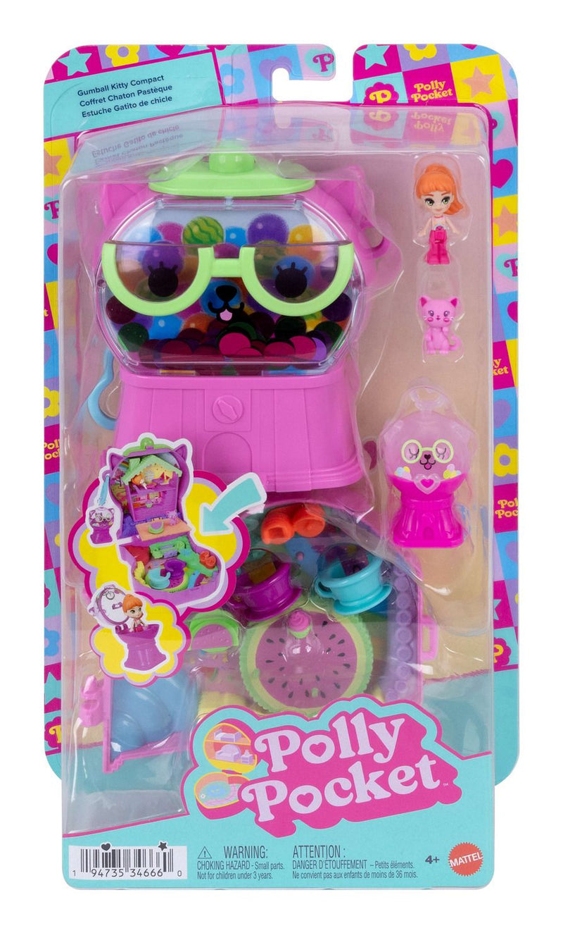 Polly Pocket Gumball Kitty Compact - Image
