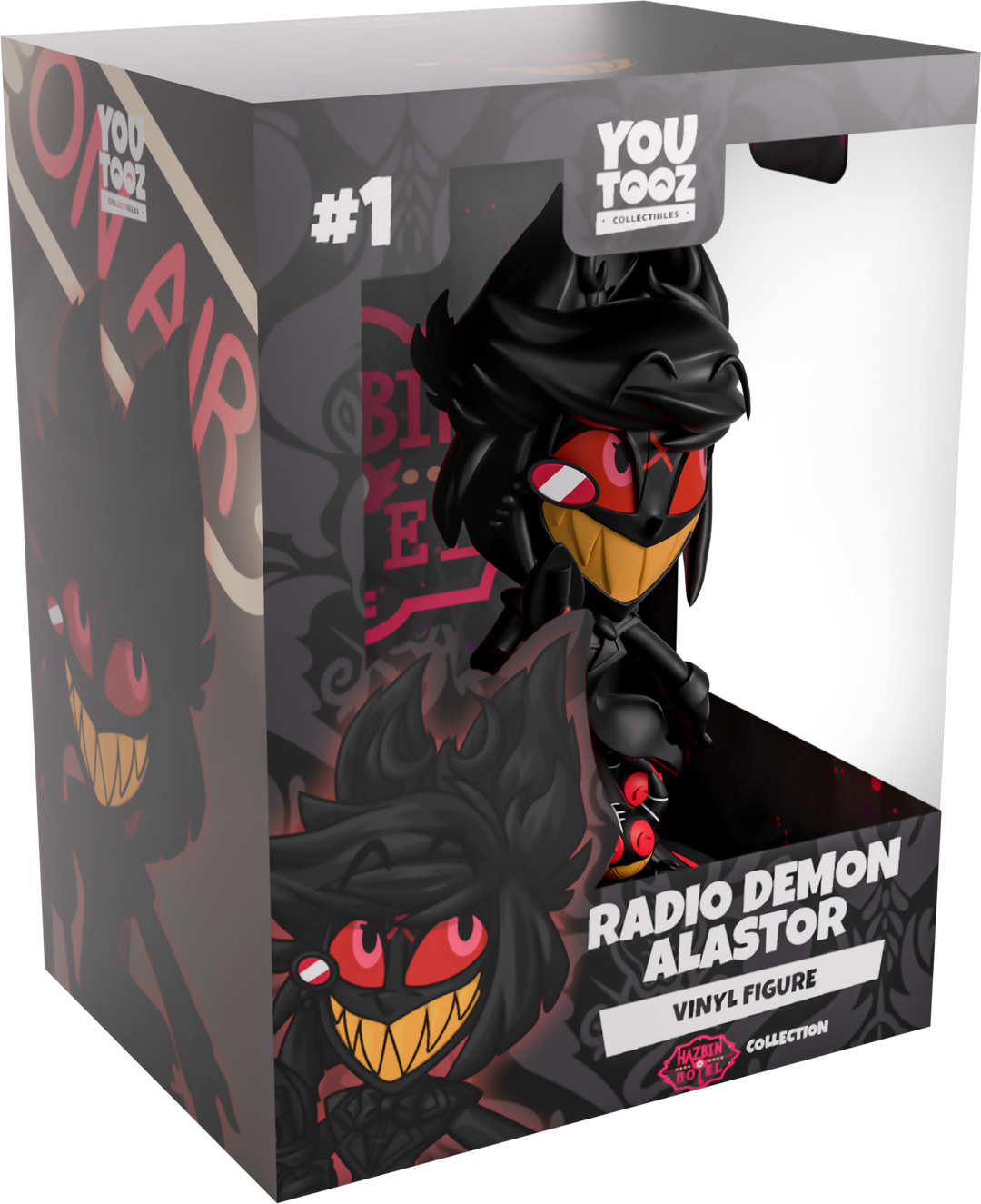 Youtooz Hazbin Hotel Radio Demon Alastor Vinyl Figure