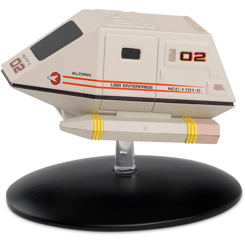 Shuttlecraft Set 2 (Executive Shuttle, Pod 1, 03 Hawking & 02 Aldrin) Model Die Cast Ships STDC705 (Eaglemoss / S, in display