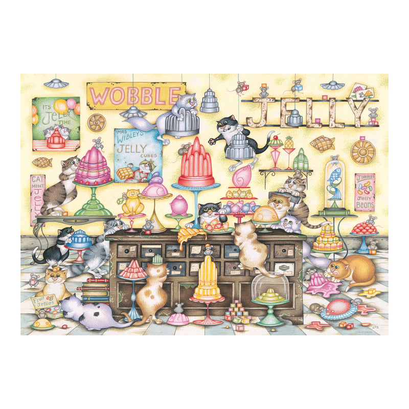 Crazy Cats: Jelly Jamboree 1000 Piece Jigsaw Puzzle
