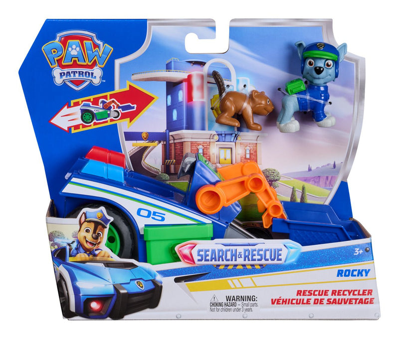 Paw Patrol Search & Rescue Rocky Rescue Recycler with 2 Figures - Image
