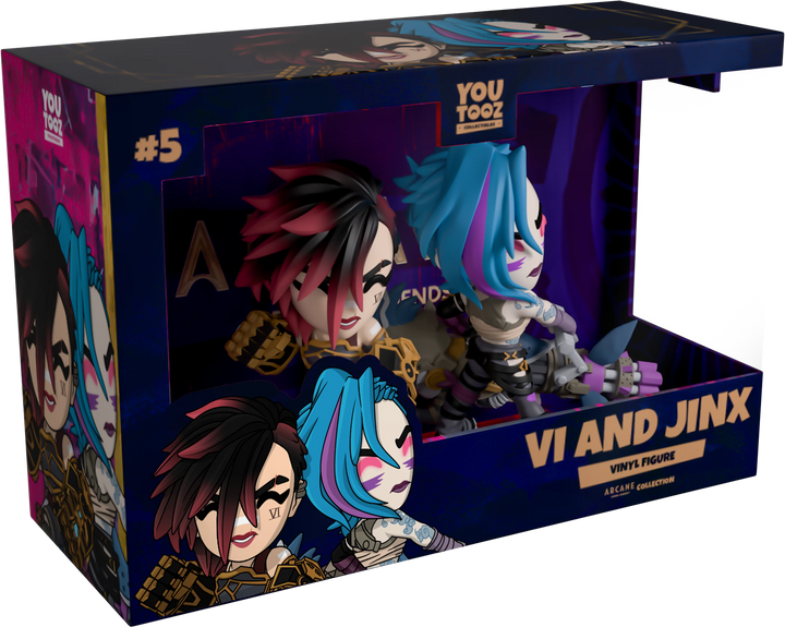 YouTooz Arcane Vi & Jinx Vinyl Figures