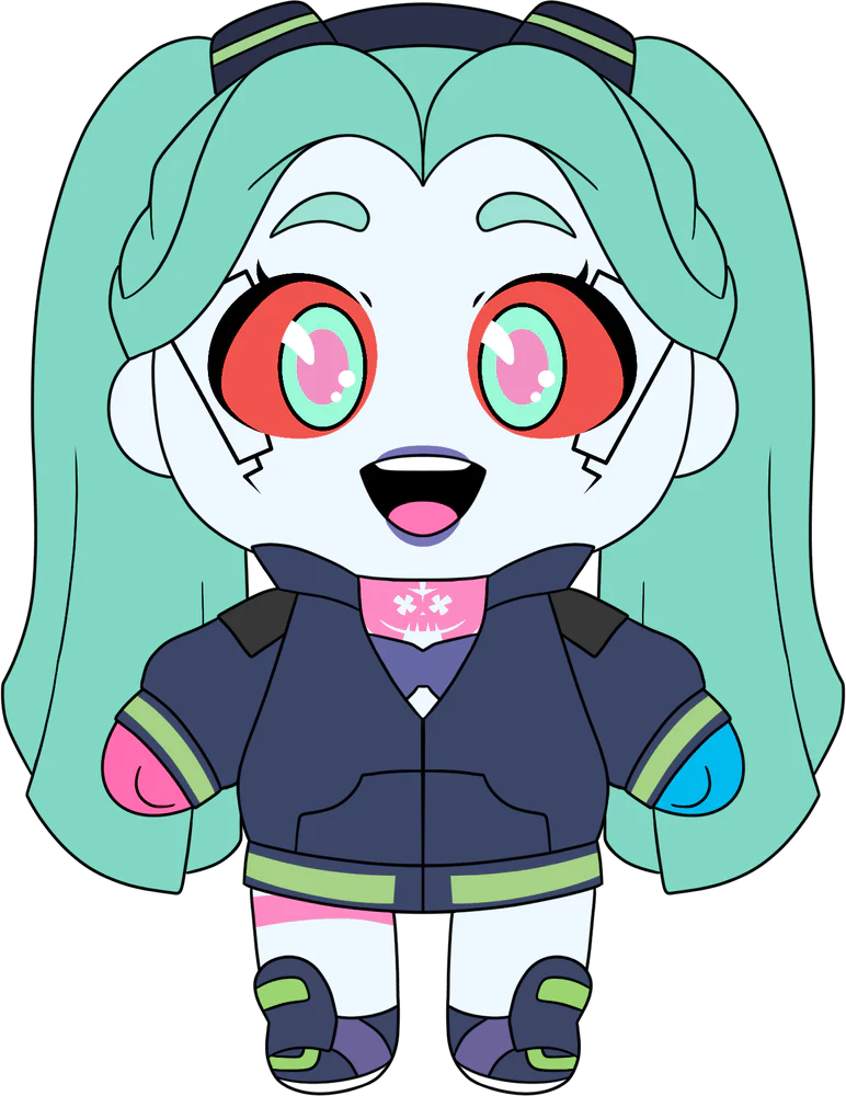 Youtooz Official Cyberpunk Edge Runners Rebecca 9" Plush