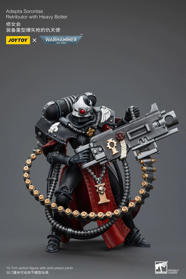 Warhammer 40k Adepta Sororitas Retributor with Heavy Bolter 1/18 Scale Action Figure