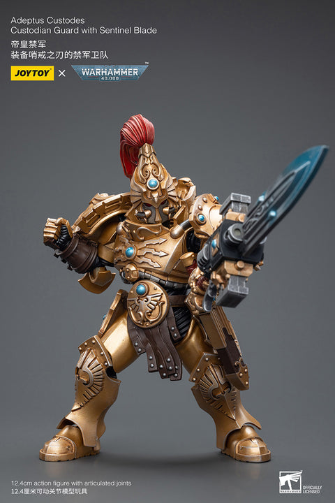 Warhammer 40K 1/18 Scale Adeptus Custodes Custodian Guard with Sentinel Blade