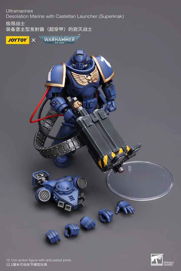 JoyToy Ultramarines Desolation Marine (Superkrak) Warhammer 40K 1/18 Scale Action Figure