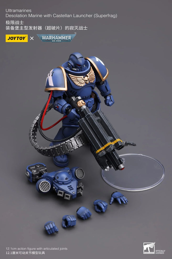 JoyToy Ultramarines Desolation Marine (Superfrag) Warhammer 40K 1/18 Scale Action Figure