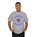 'Catch You On The Flip Side' Men's Vinyl T-Shirt, in display