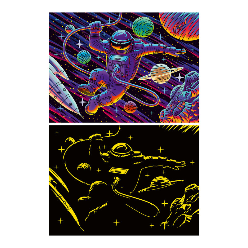 Outer Space Adventure 200 Piece Starline Glow in the Dark Puzzle