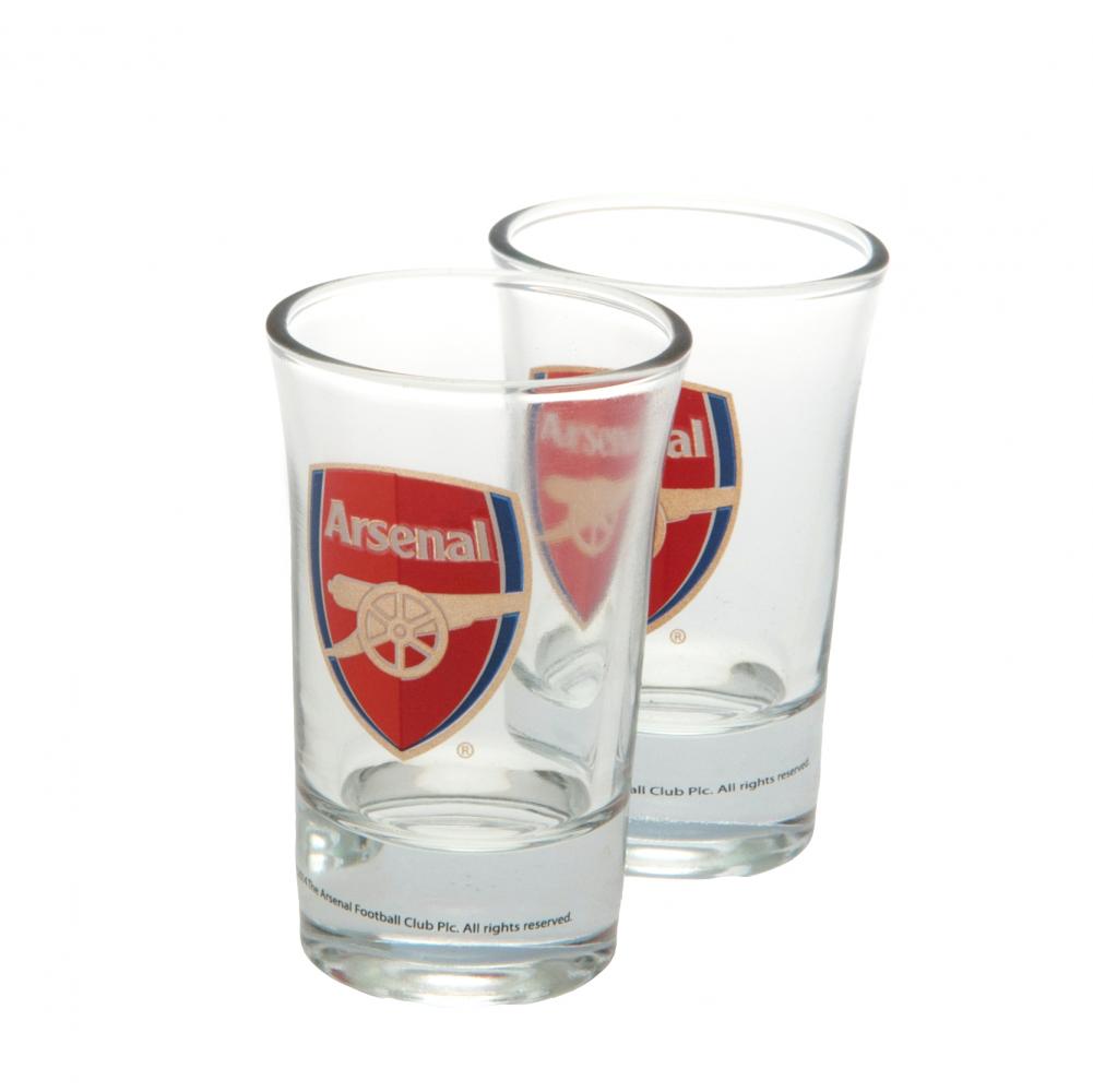 Arsenal FC 2-Pack Shot Glass Set