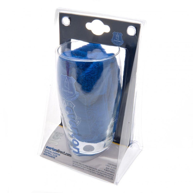 Everton FC Mini Bar Set, side angle