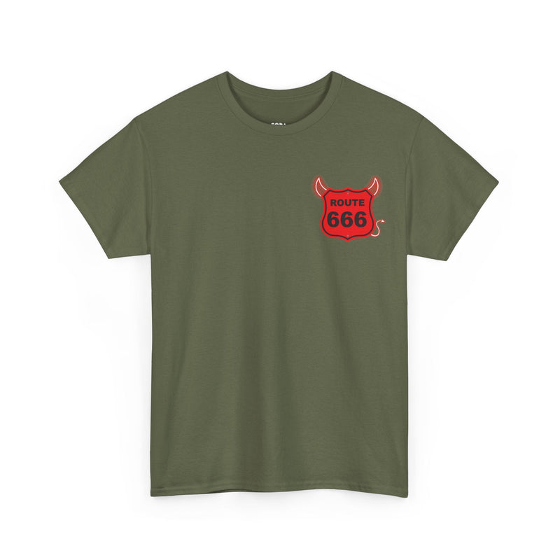 'Highway to Hell' Lyric T-Shirt, size reference