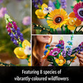 Lego Botanicals 10313 Wildflower Bouquet Set for Adults Ages 18 and Up, packaging shot