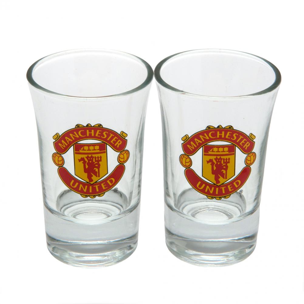 Manchester United FC 2-Pack Shot Glass Set