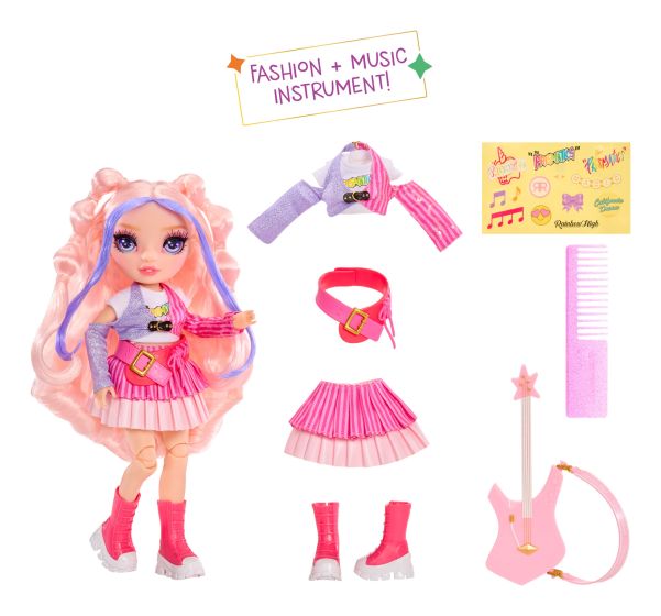 Rainbow High Jr High Rockband Feature Doll - Bella