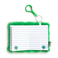 Plush A7 Notebook - Jingle Bunch Christmas, side angle