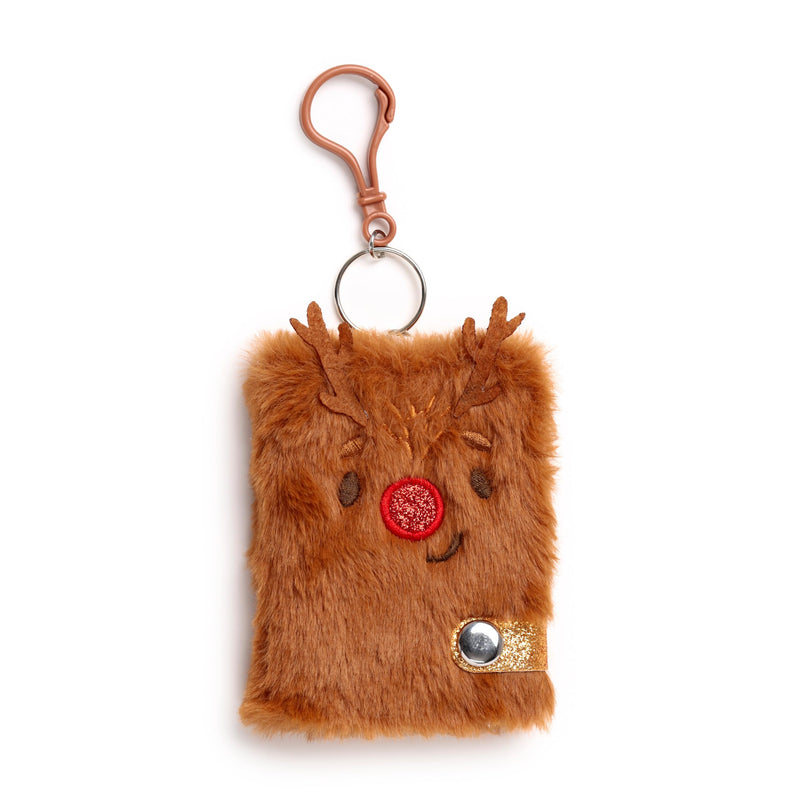 Plush A7 Notebook - Jingle Bunch Christmas, in display