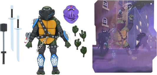 TMNT (Animated) Dark Leonardo Ultimate 7" Scale Action Figure - Saturday Morning Adventures Teenage Mutant Ninja Turtles