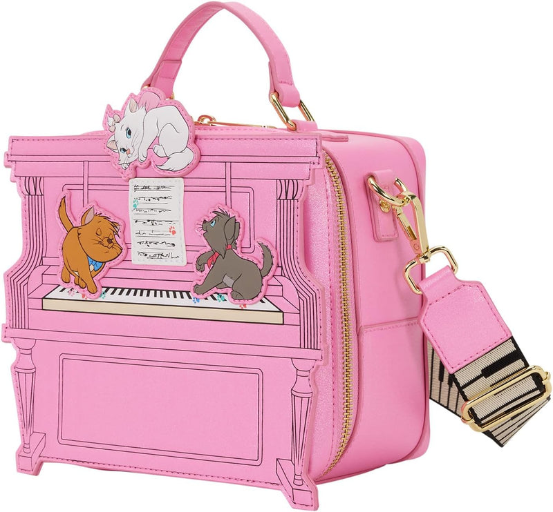 Loungefly - Disney The Aristocats Piano Crossbody Bag close up detail