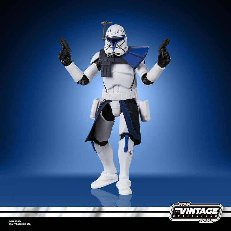 Star Wars The Vintage Collection Clone Commander Rex (Bracca Mission) Action Figure, rear view