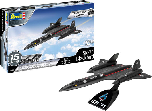 REVELL 03652 Lockheed SR 71 Blackbird 1:110 Scale Model Plane