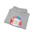 'Living at 33rpm' Men's Hoodie, alternate view