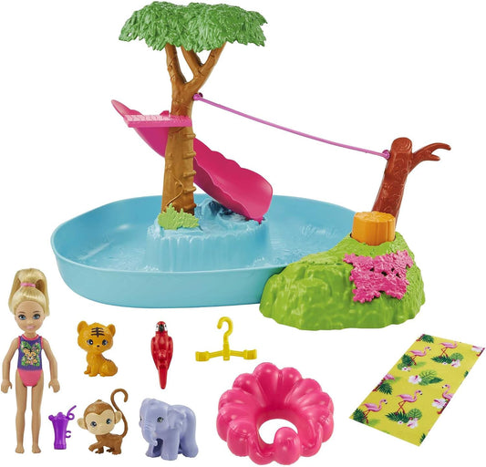 Chelsea Jungle River Barbie Playset with Doll
