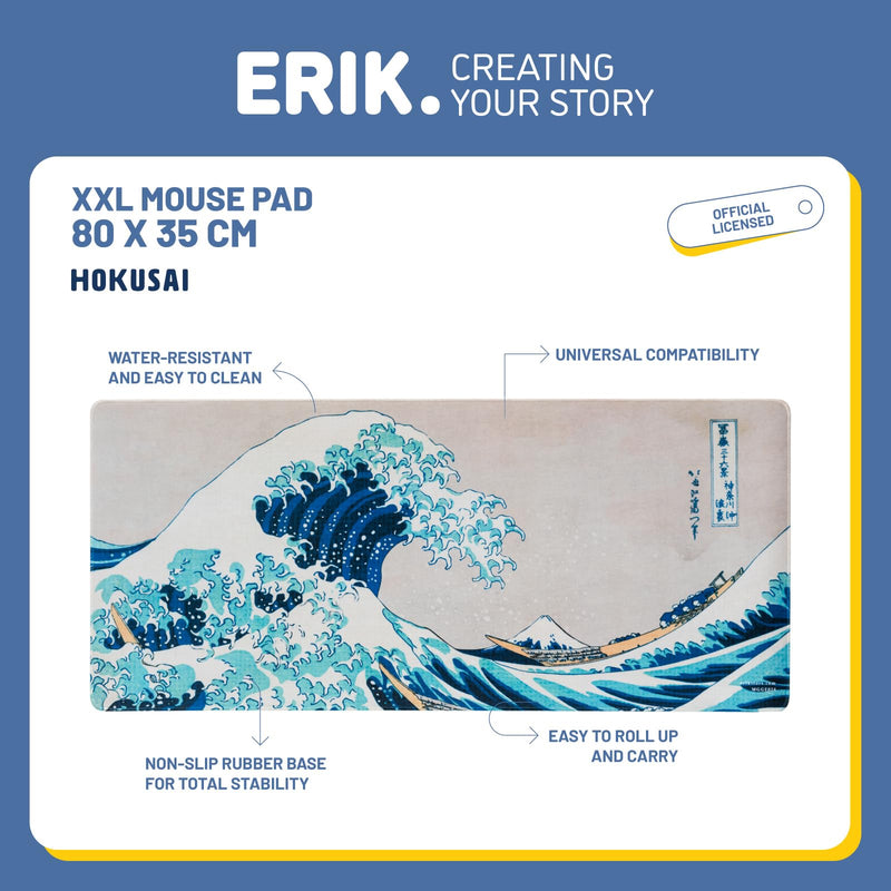 The Great Wave of Kanagawa Hokusai XL Mouse Mat view 2