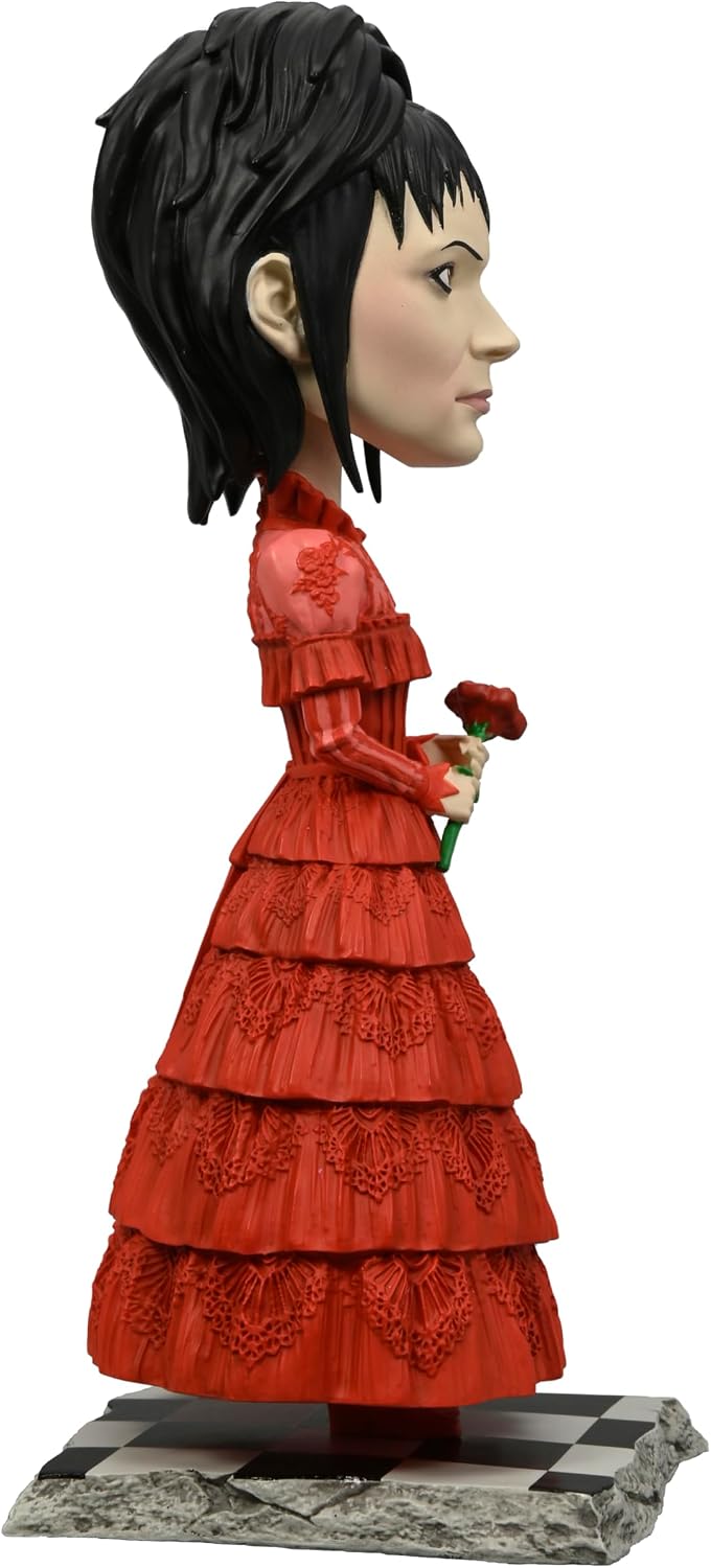 Beetlejuice Beetlejuice Lydia Wedding Head Knocker close up detail