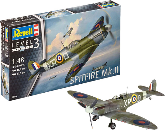 REVELL 03959 Spitfire Mk.II 1:48 Scale Model Plane
