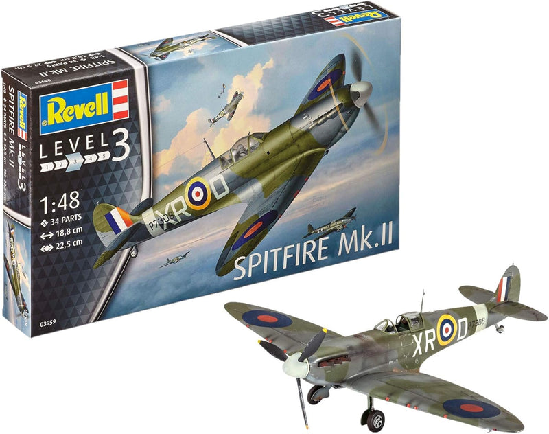REVELL 03959 Spitfire Mk.II 1:48 Scale Model Plane