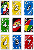 UNO Party Family Card Game, rear view