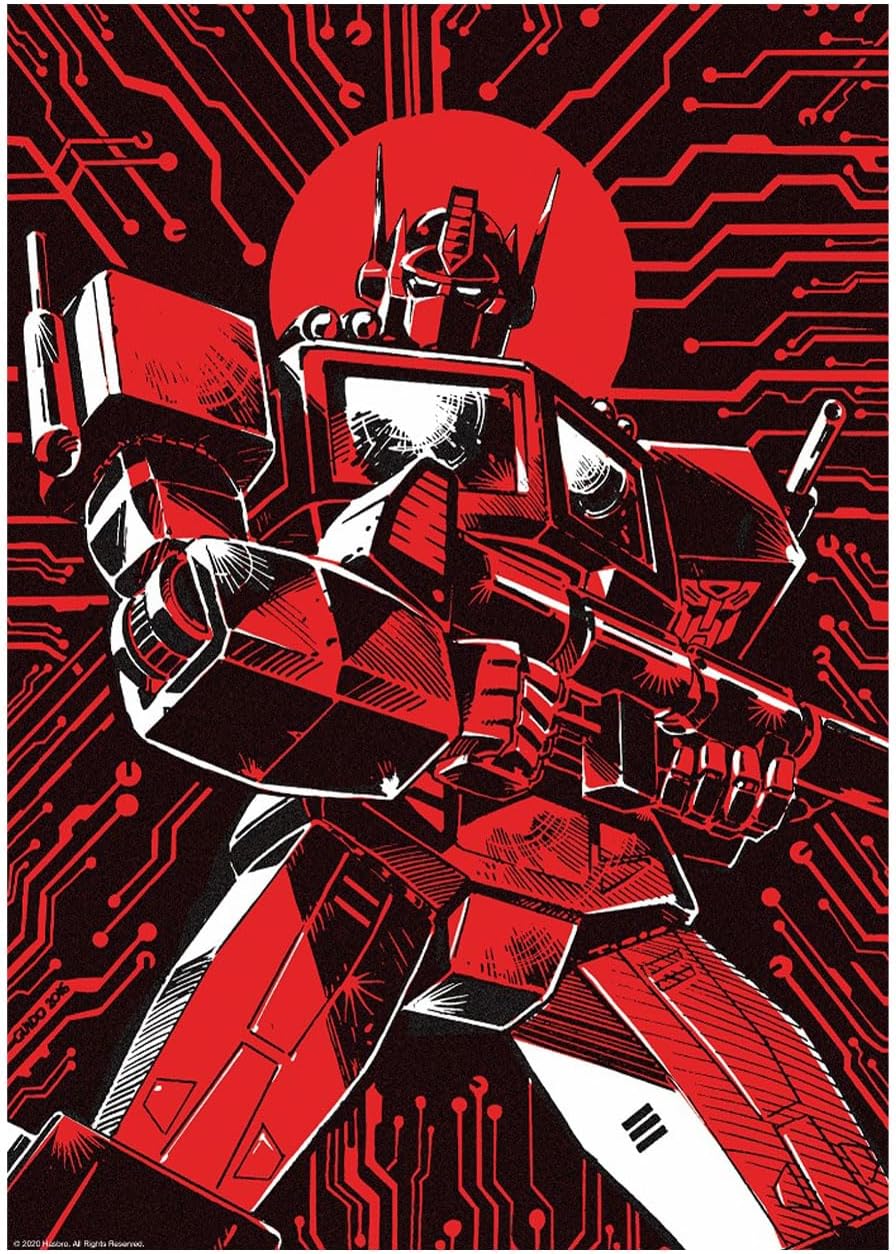 Transformers Limited Edition Art Print | Officially Licensed Collectible Poster | A3 Size (11.7 x 16.5 inches) | Hand Numbered with Certificate of Authenticity | Only 995 Worldwide