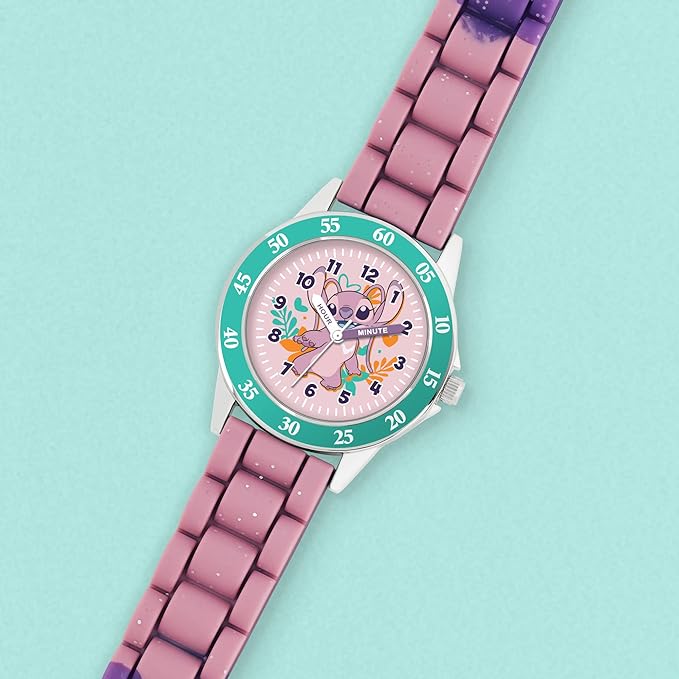 Peers Hardy - Disney Lilo & Stitch Pink Angel Time Teacher Watch