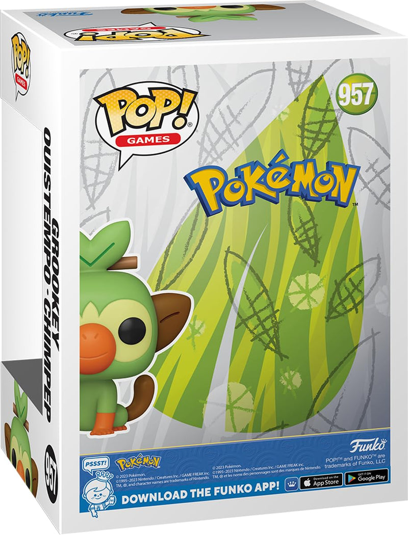 Grookey Pokemon Funko POP! Vinyl Figure, rear view